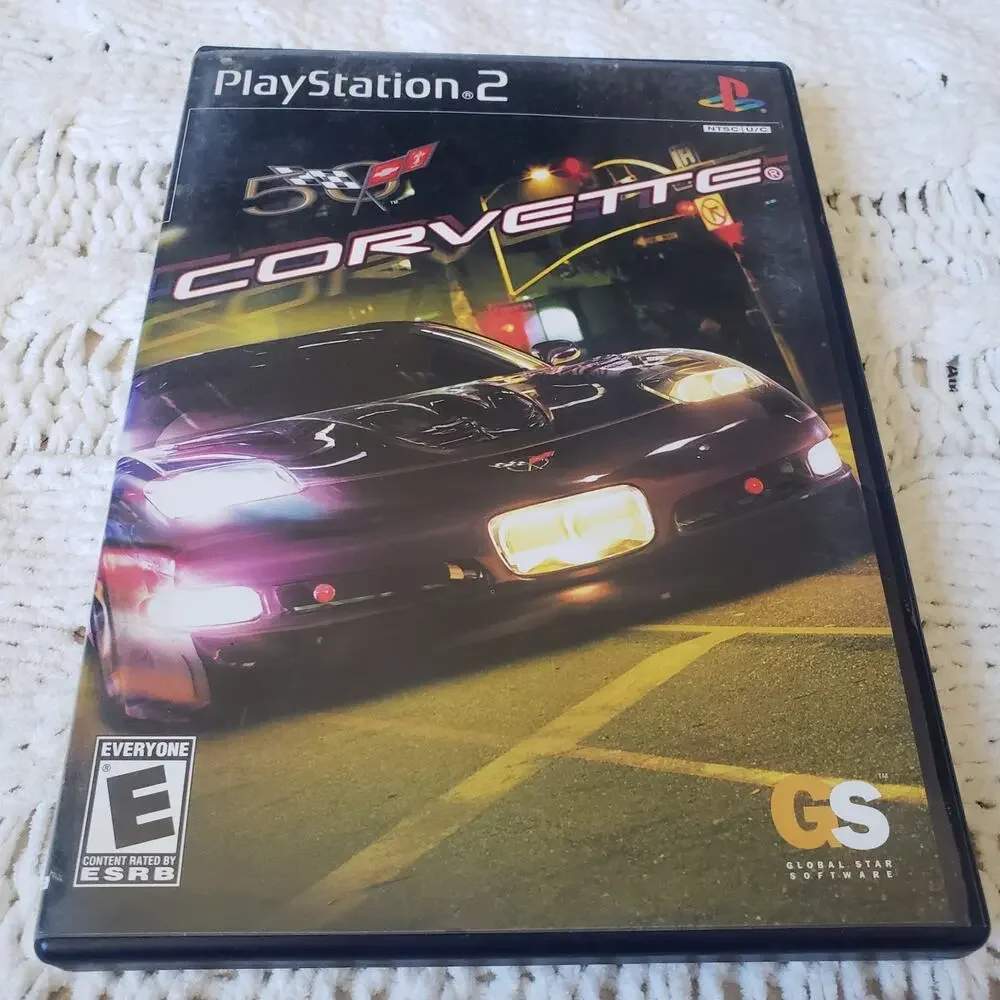 Sony PS2 Bundle Of 3 Racing Games: Gran‎ Turismo 3, Corvette, R:Racing Evolution